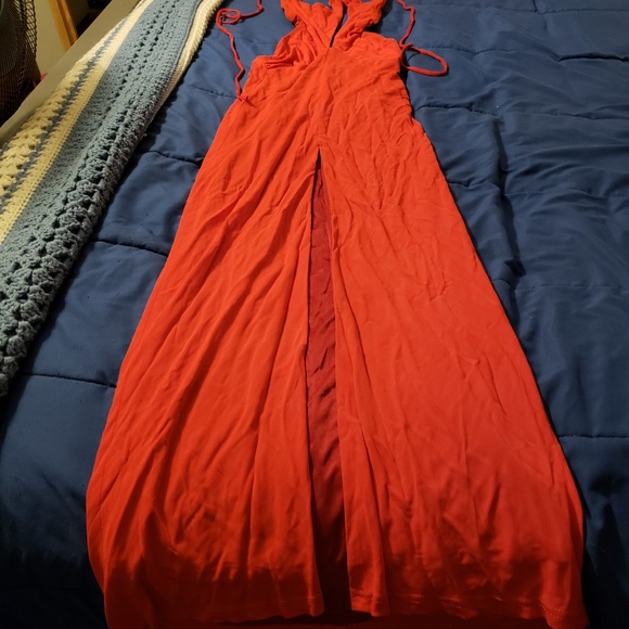 Red formal dress - Picture 2 of 3